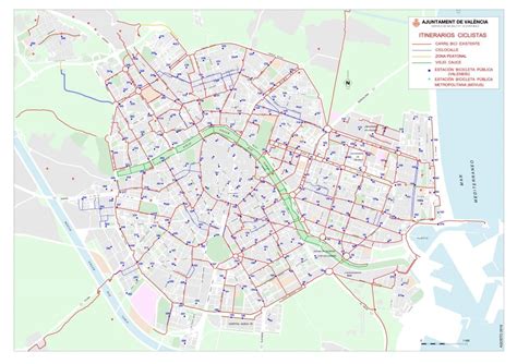 mapa carril bici valencia|Carril Bici Valencia. Mapa y Normas de Circulación